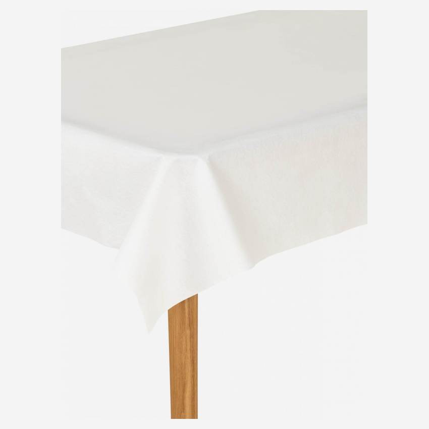 Tischdecke aus Papier, weiß, 160x240 cm