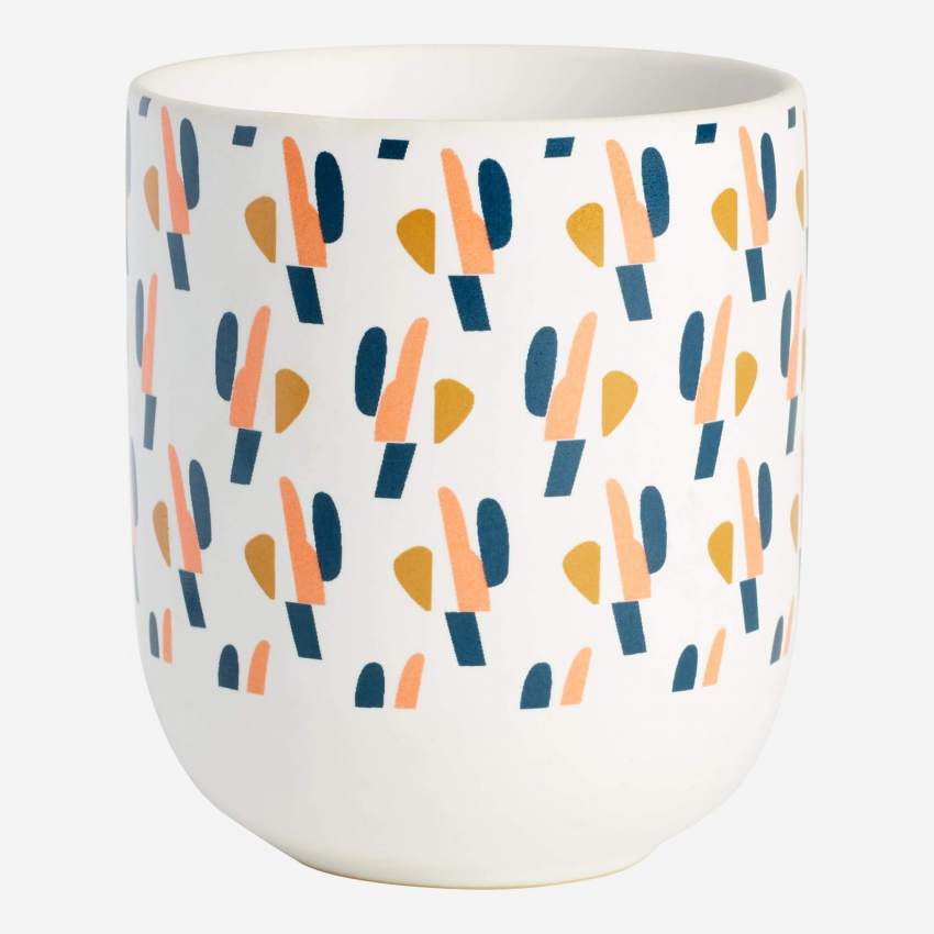 Tasse en Porcelaine - Motif orange - design by Floriane Jacques