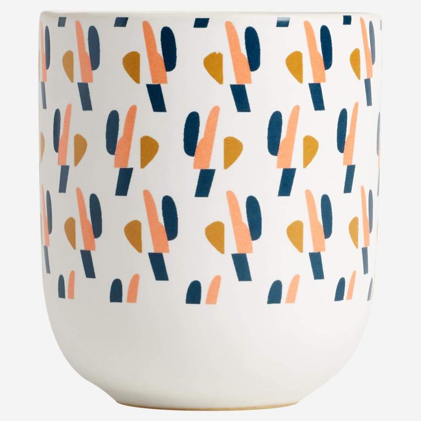 Tasse en Porcelaine - Motif orange - design by Floriane Jacques