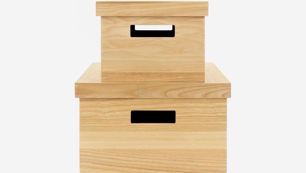 Caja de almacenaje - Rectangular - Lote de 2