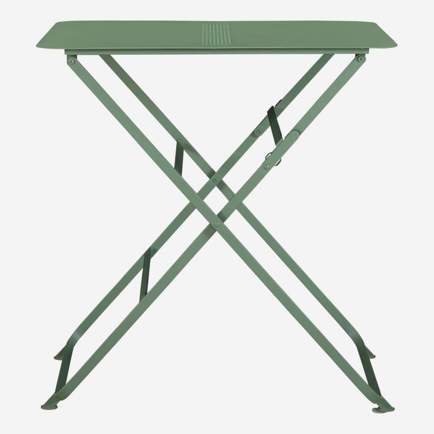 Table pliante en métal - Kaki