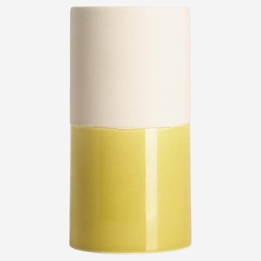 Vase en céramique - 16cm - Citron