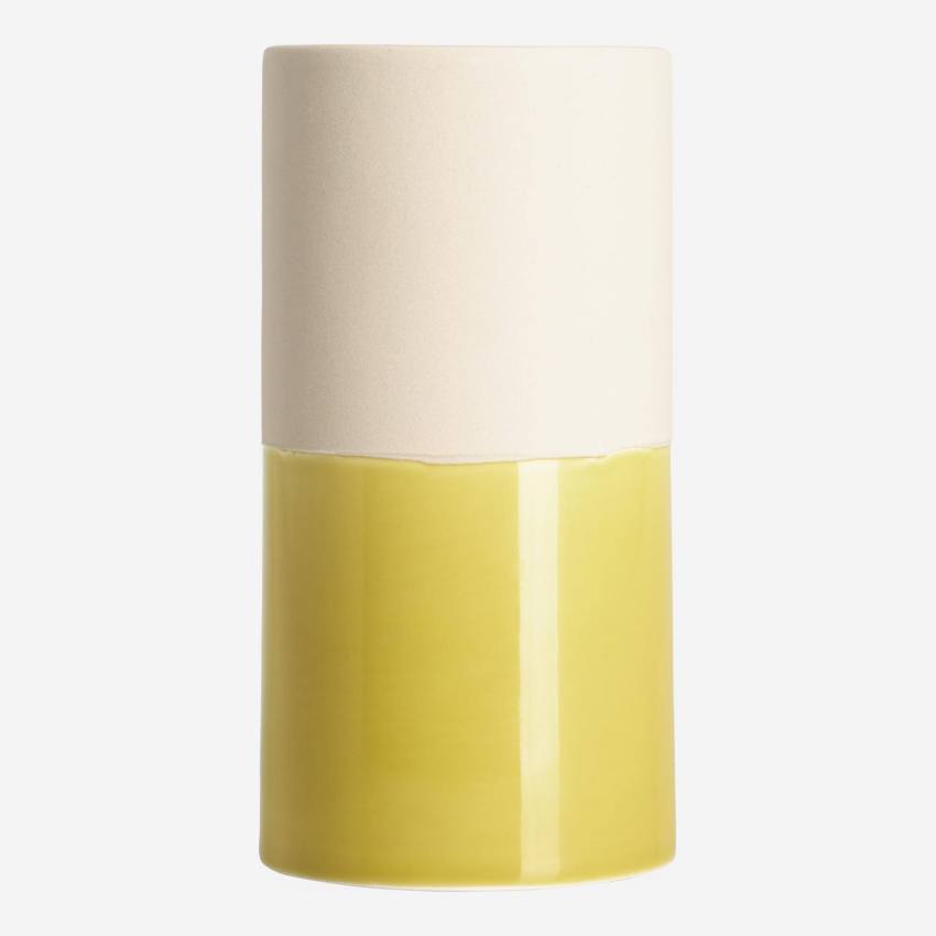 Vase en céramique - 16cm - Citron