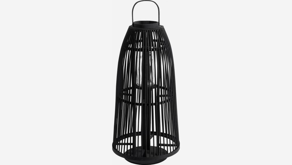 Lanterne en cèdre - 55 cm - Noir