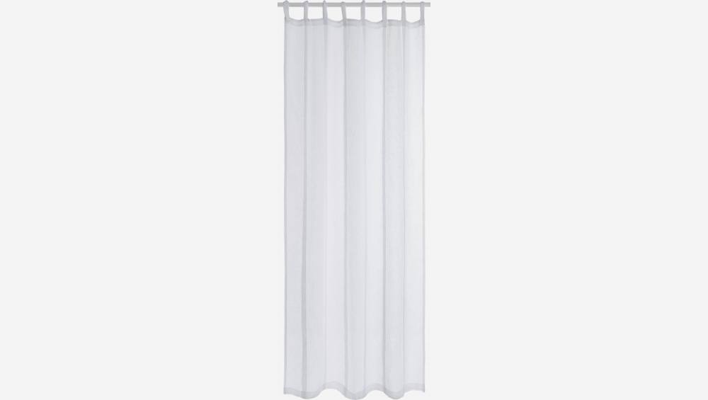 Paire de rideaux 140x280cm en lin blanc