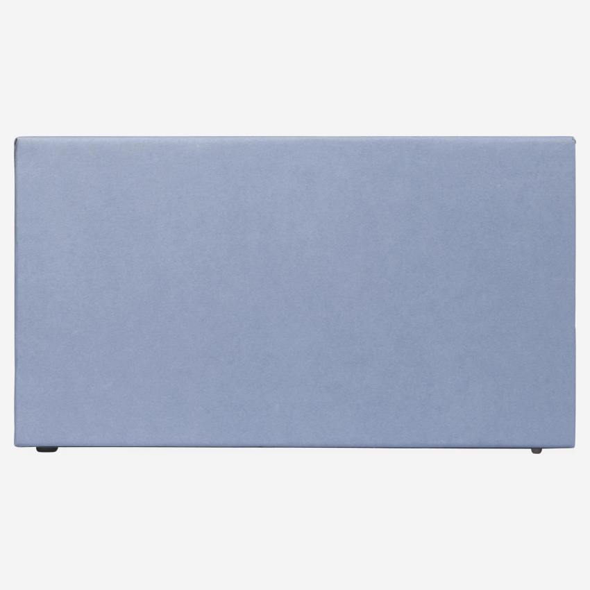Schreibtisch-Organizer mit 2 Schubladen aus Pappkarton – Blau