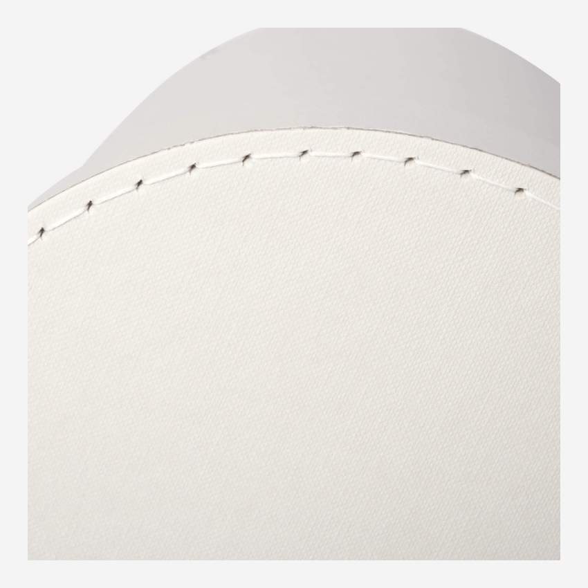 2er-Set walzenförmige Schachteln aus Pappkarton – Grau