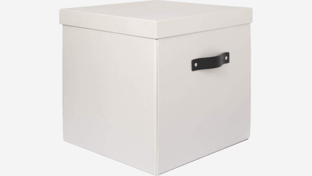 Kartonnen opvouwbare doos - 31,5 x 30 x 31,5 cm - Grijs