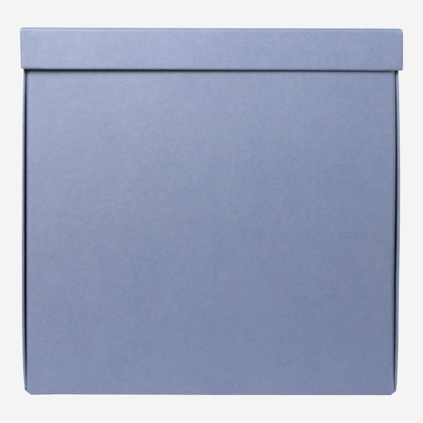 Kartonnen opvouwbare doos - 31,5 x 30 x 31,5 cm - Blauw