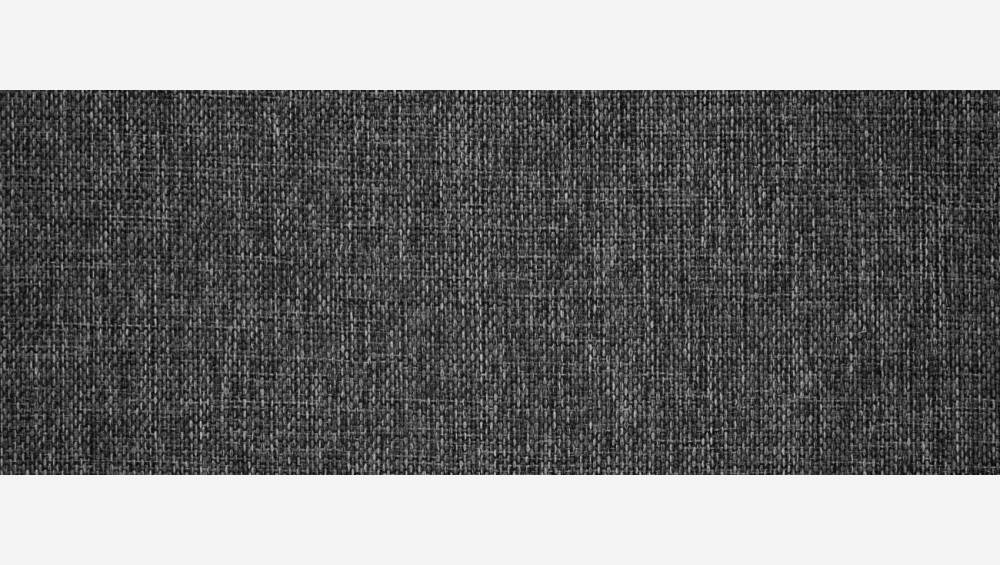 Sofá-cama compacto em tecido - Cinza escuro 