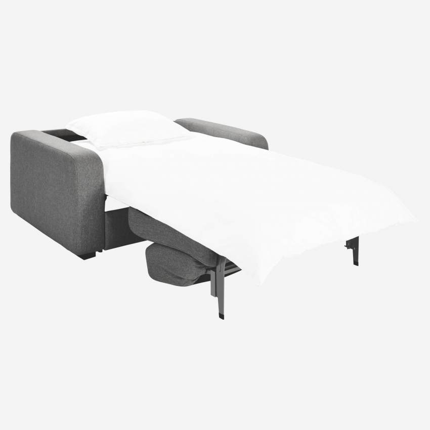 Sofá convertible compacto de tela - Gris