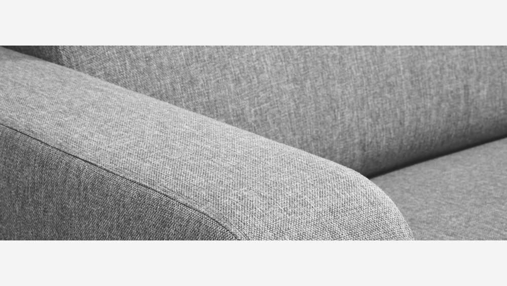 Sofá-cama compacto em tecido - Cinza 