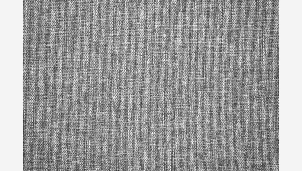 Sofá de tecido de 3 lugares - Cinza 
