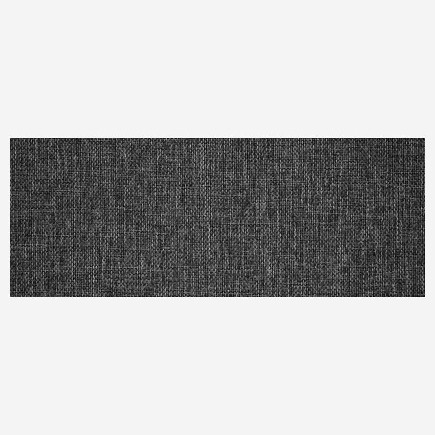Sofá compacto de tela - Gris oscuro