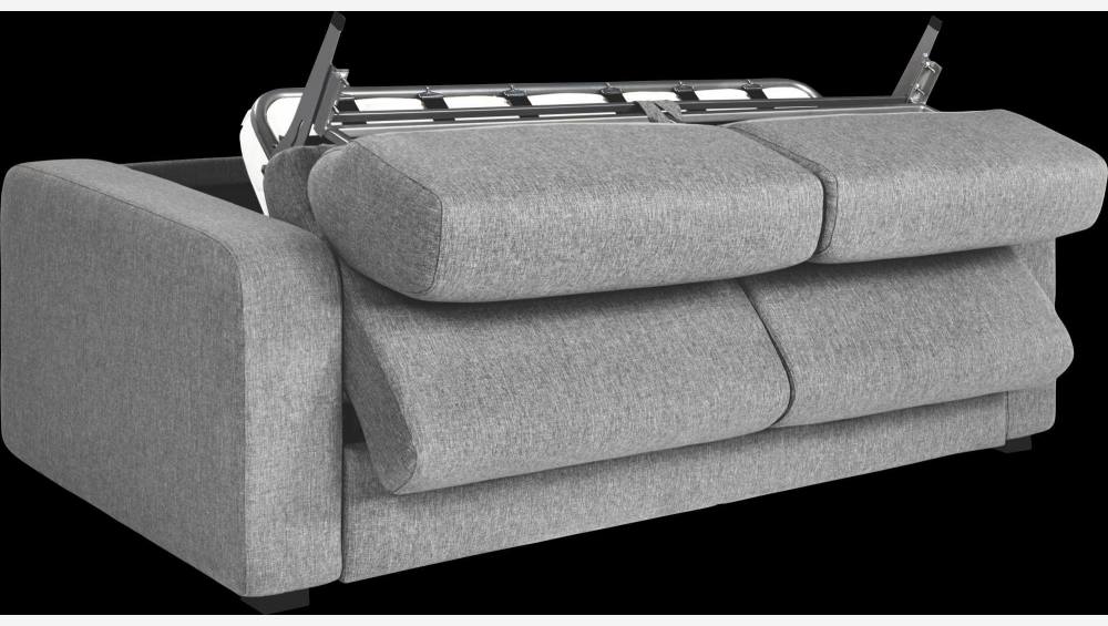 Sofá cama 3 plazas de tela - Gris