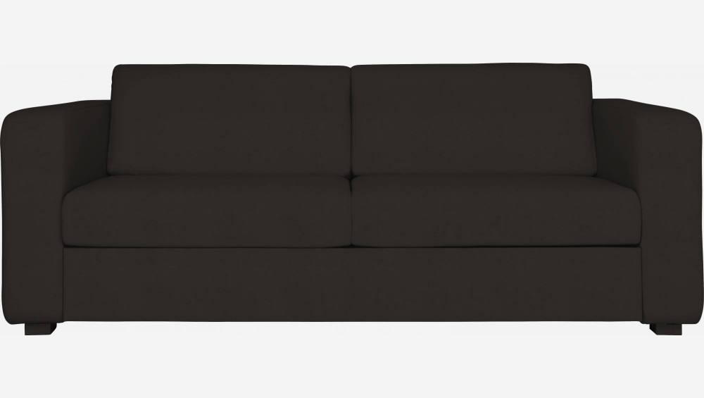 3-Sitzer-Sofa aus Leder - Braun