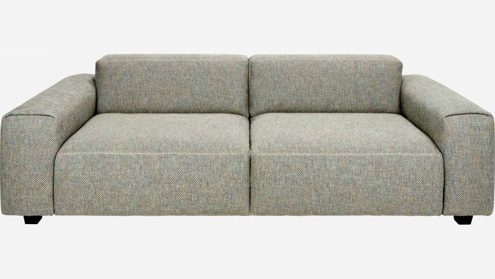 4-Sitzer Sofa aus Bellagio-Stoff organic green