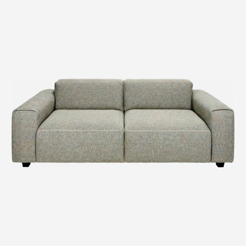 2-Sitzer Sofa aus Bellagio-Stoff organic green