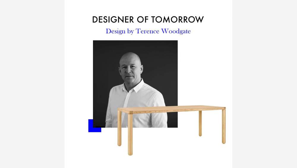 Table en frêne clair - Design by Terence Woodgate