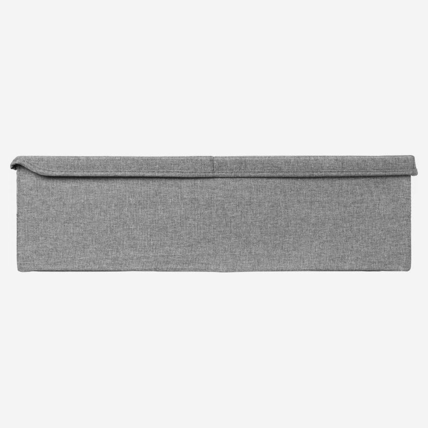 Arrumação debaixo da cama em tecido - 56 x 16 x 46 cm – Cinzento