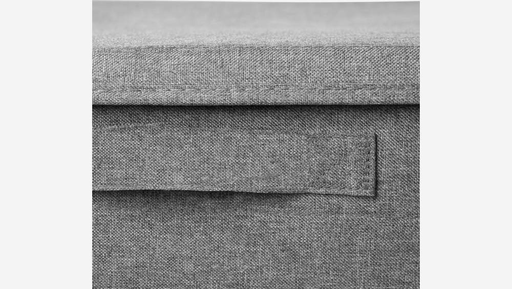 Bettkasten aus Stoff - 56 x 16 x 46 cm – Grau