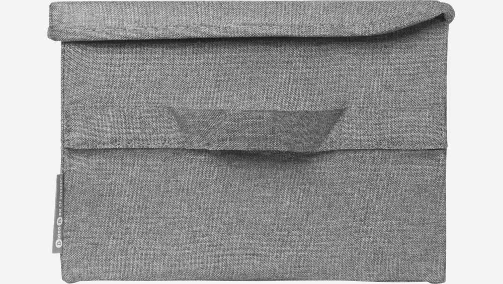 Caja de almacenaje de tela – 36 x 19 x 27 cm – Gris
