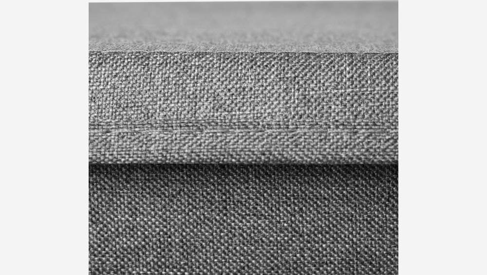 Caixa de arrumação em tecido – 36 x 19 x 27 cm – Cinzento
