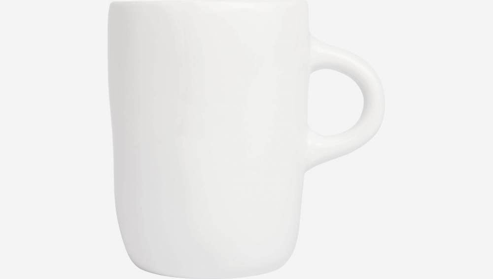 Tasse aus Porzellan, weiß