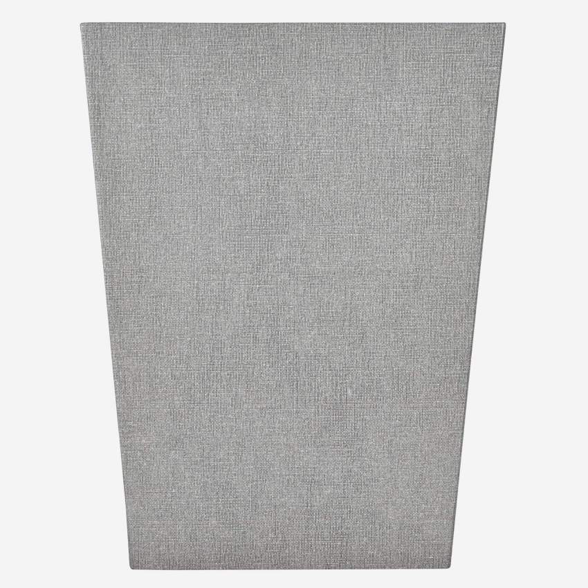 Corbeille à papier en carton gris