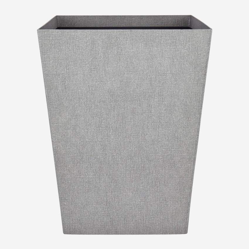 Papierkorb, aus Karton, grau