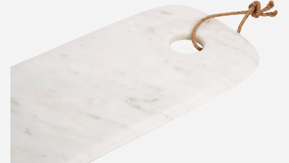 Plat de présentation 35cm en marbre blanc