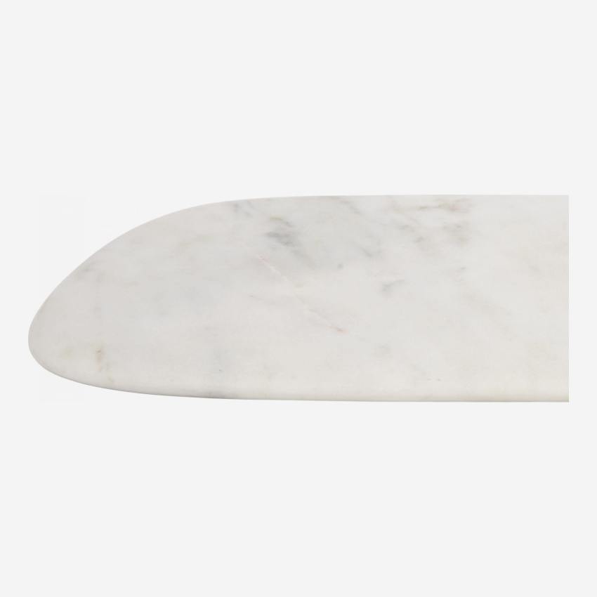 Plat de présentation 35cm en marbre blanc