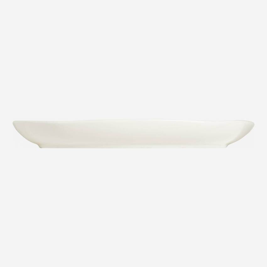 Plato de porcelana 28 cm - Blanco