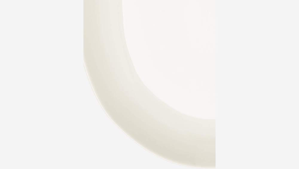 Teller aus Porzellan 28 cm - weiß