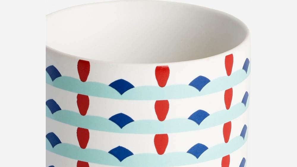 Tasse mit Muster aus Porzellan - Design by Floriane Jacques