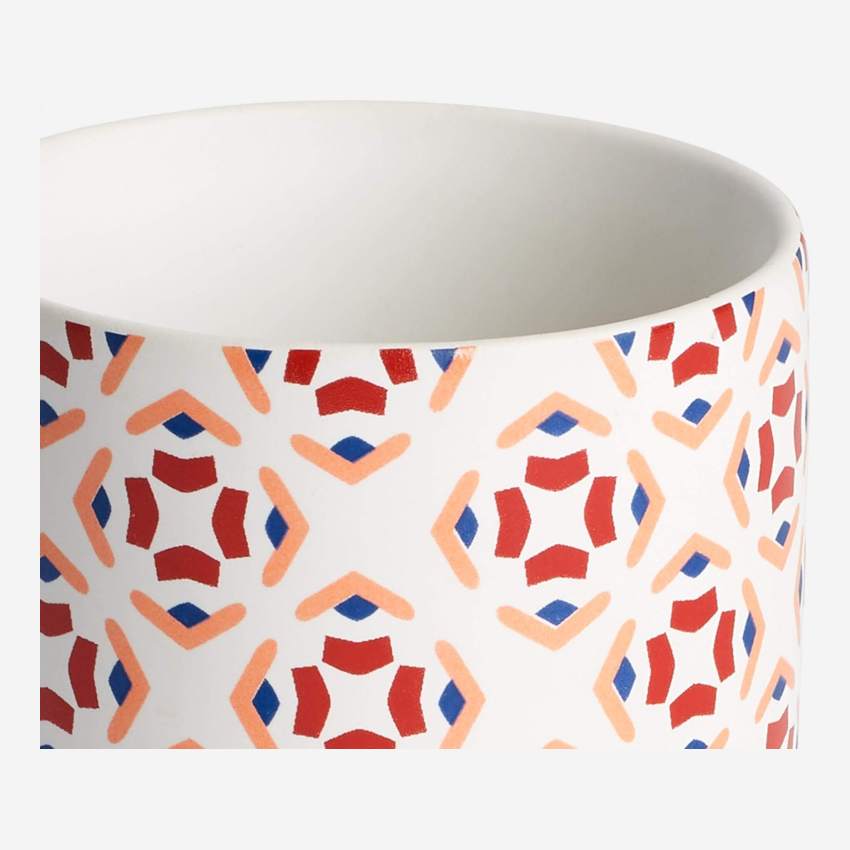 Tasse en porcelaine - Motif rouge - design by Floriane Jacques