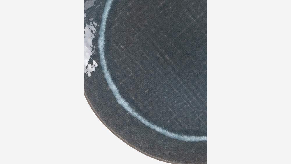 Flacher Teller aus Porzellan - 27 cm - Blau