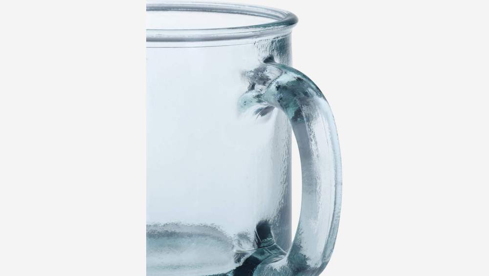 Tasse aus Recyclingglas - Hellblau - 350 ml