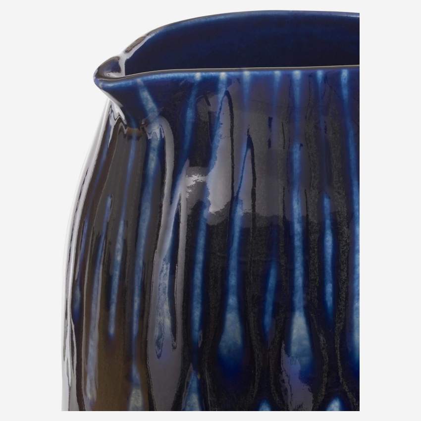 Krug aus Sandstein - Nachtblau - 1,7 Liter