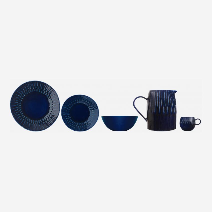 Kan van aardewerk - Nachtblauw - 1,7 liter