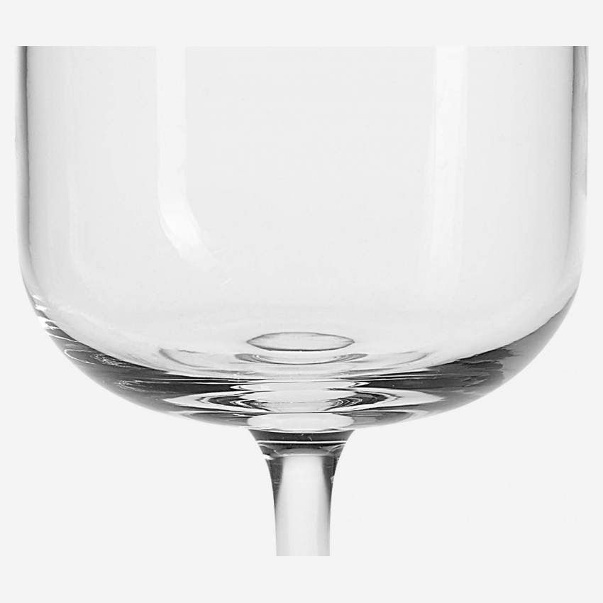 Stielglas aus Rauchglas - 340 ml - Grau