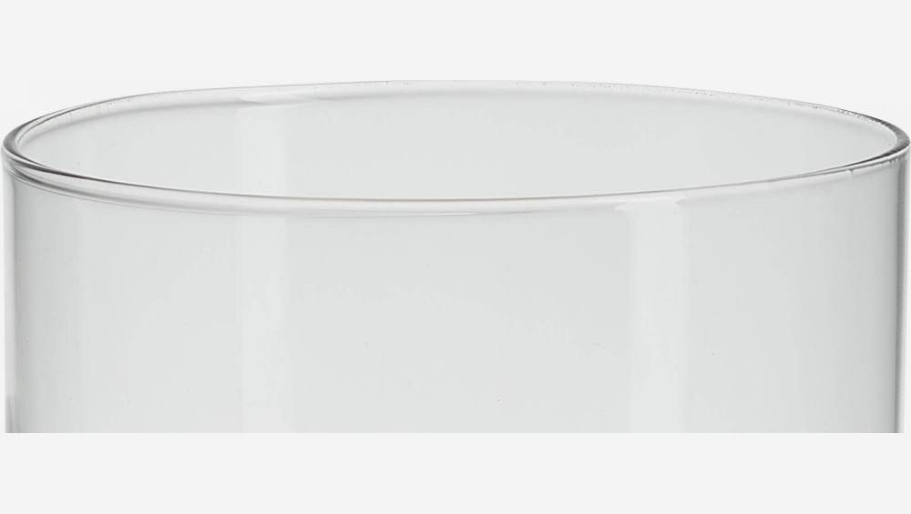 Stielglas aus Rauchglas - 385 ml - Transparent