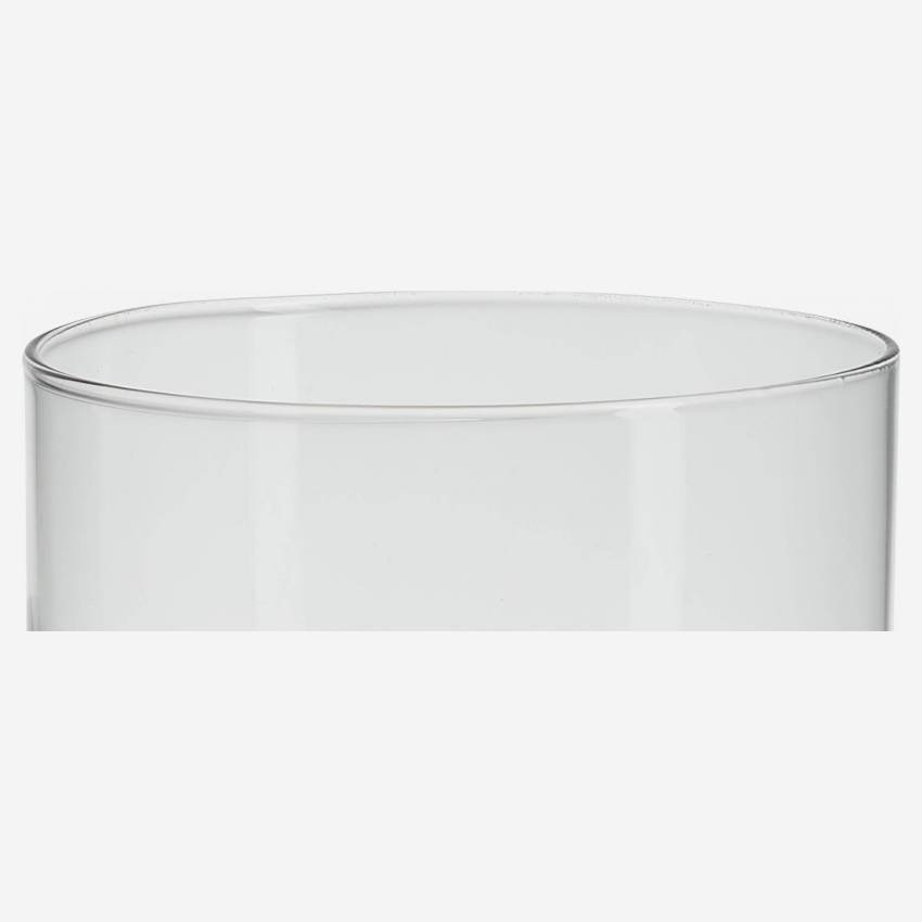 Stielglas aus Rauchglas - 385 ml - Transparent