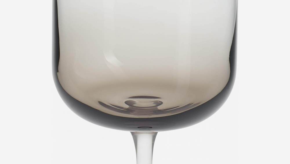 Bicchiere in vetro fumé - 340 ml - Grigio