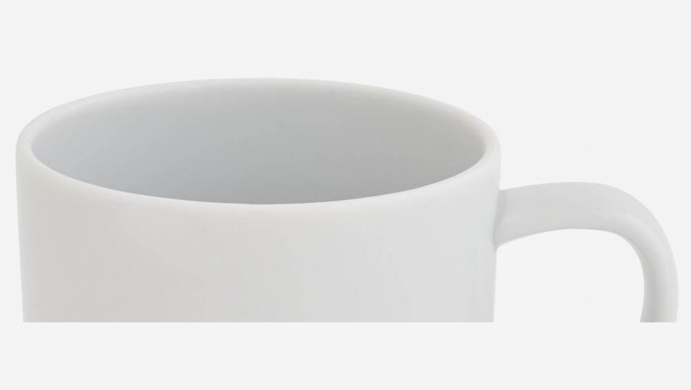 Kaffeetasse aus Porzellan - Weiß - Design by Queensberry & Hunt