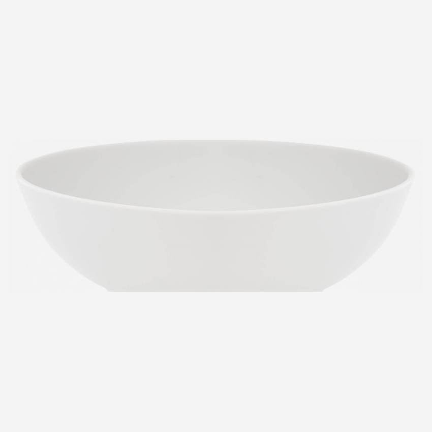 Saladier en porcelaine - 30 cm - Blanc - Design by Queensberry & Hunt