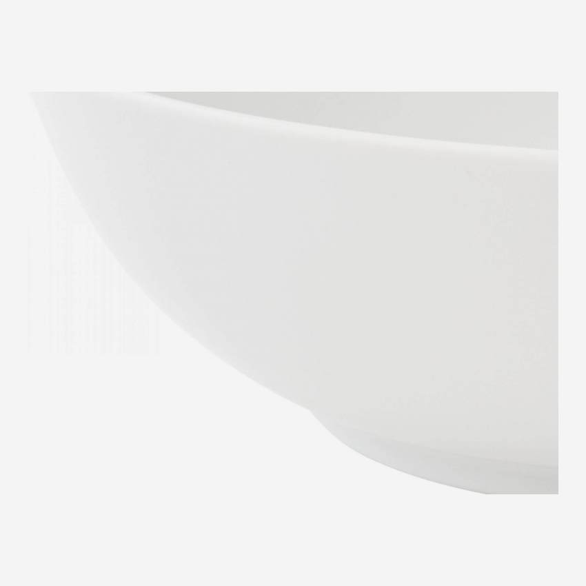 Salatschüssel aus Porzellan - 30 cm - Weiß - Design by Queensberry & Hunt