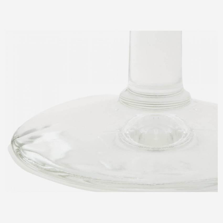 Vaso de agua de vidrio