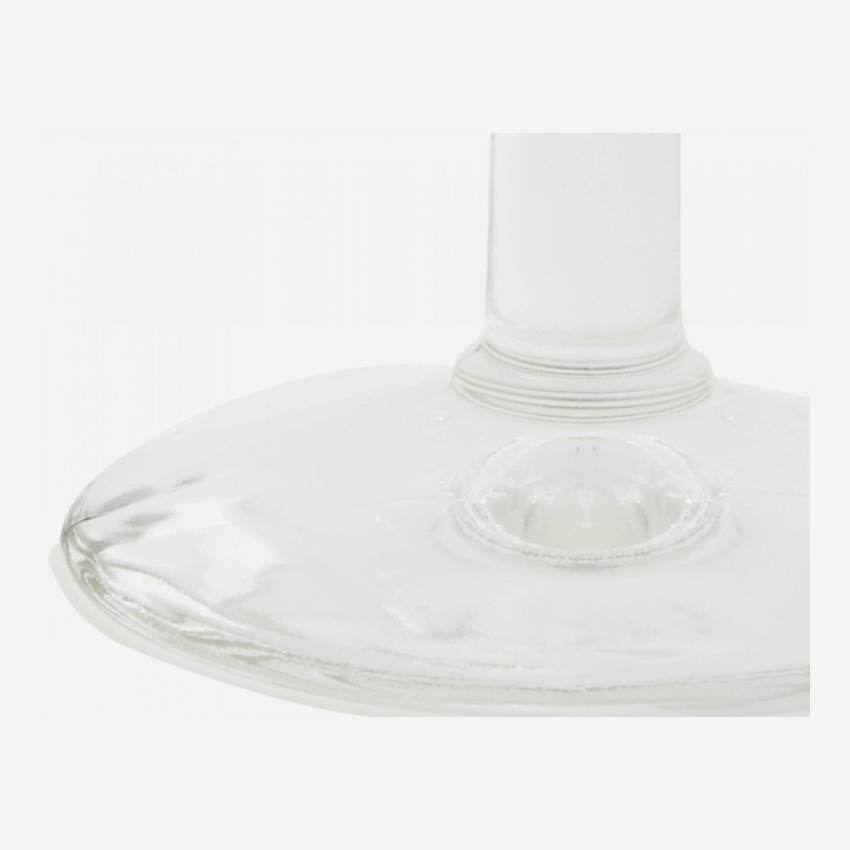 Vaso de agua de vidrio