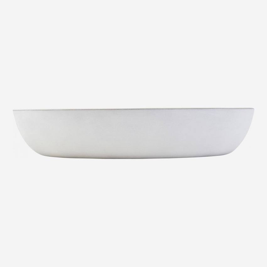 Koekenpan van aluminium en keramiek - 24 cm - Wit